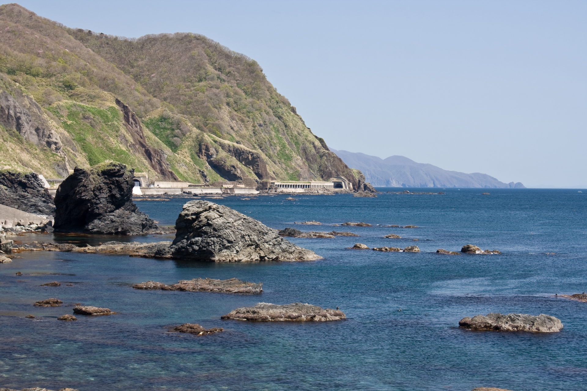 北海道松前町に位置する「白神岬」。北海道最南端の岬です。