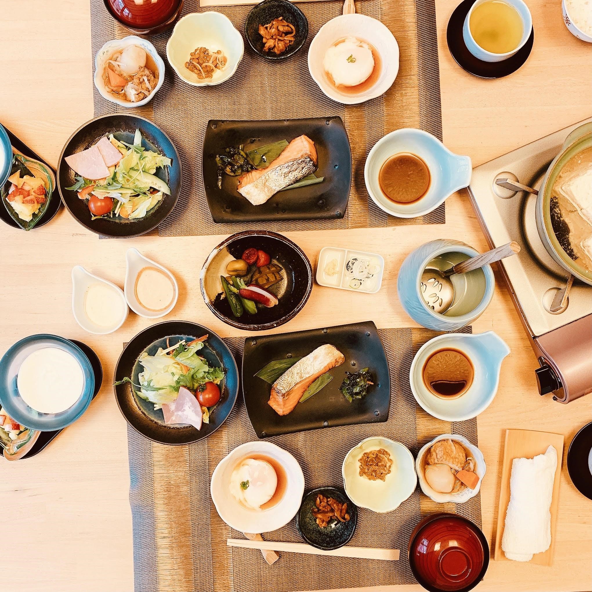 銀山温泉藤屋の朝食