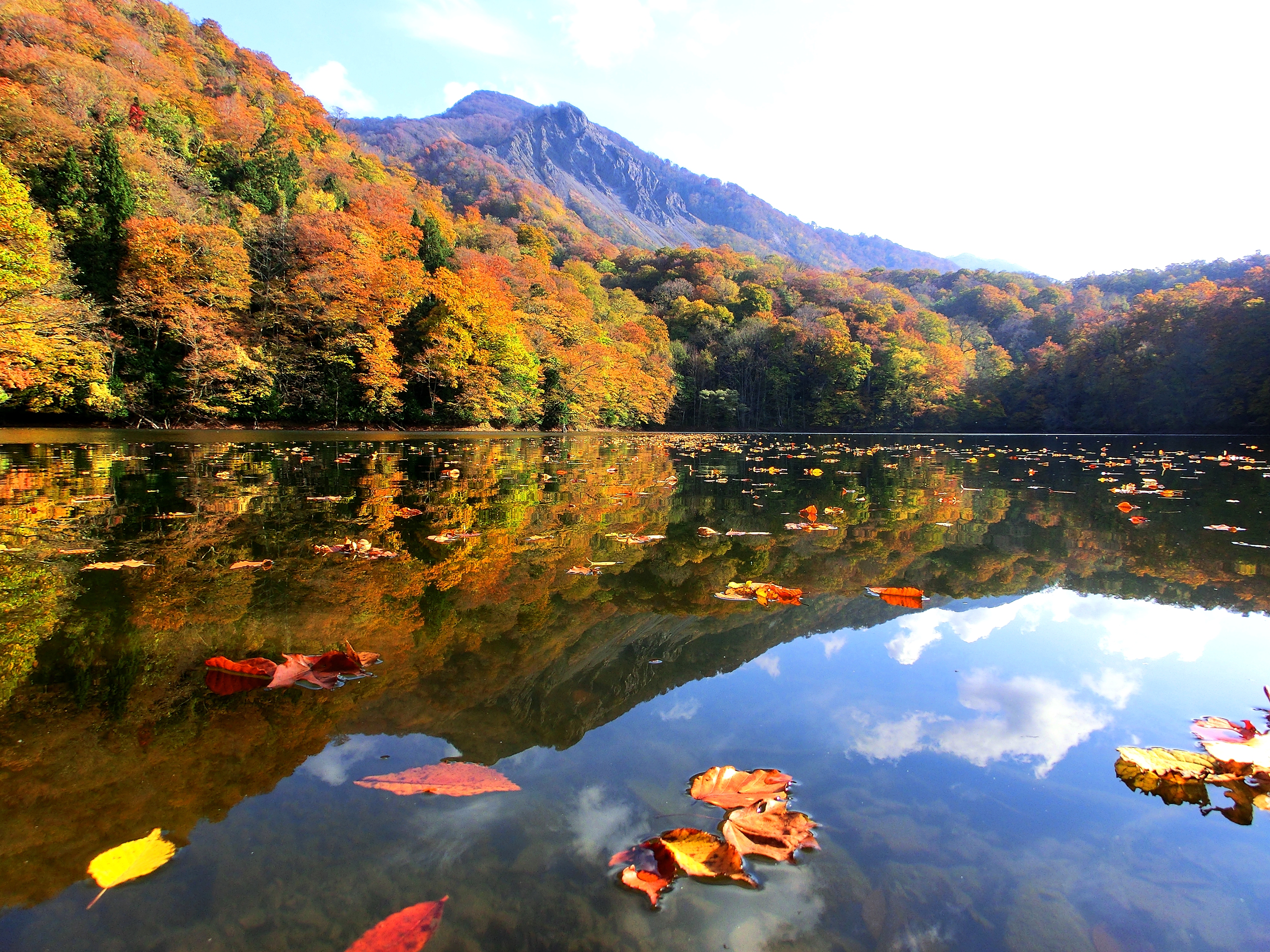 秋の十二湖