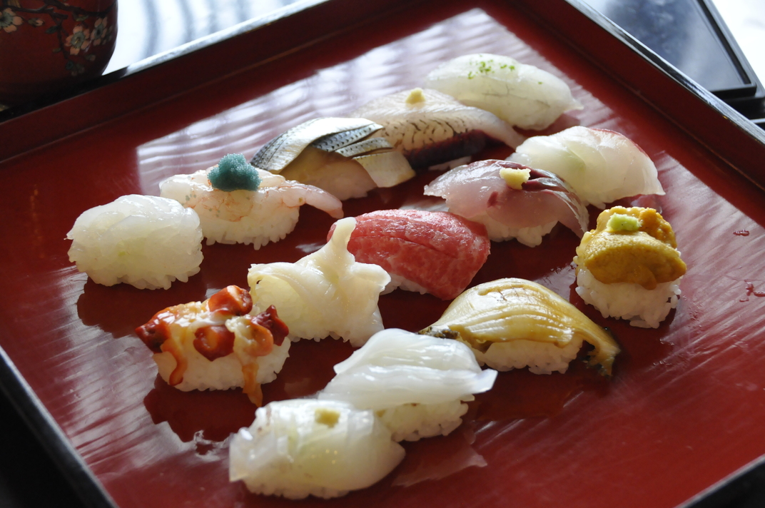新鮮な地物の食材を使った『すし王国能登七尾』の寿司