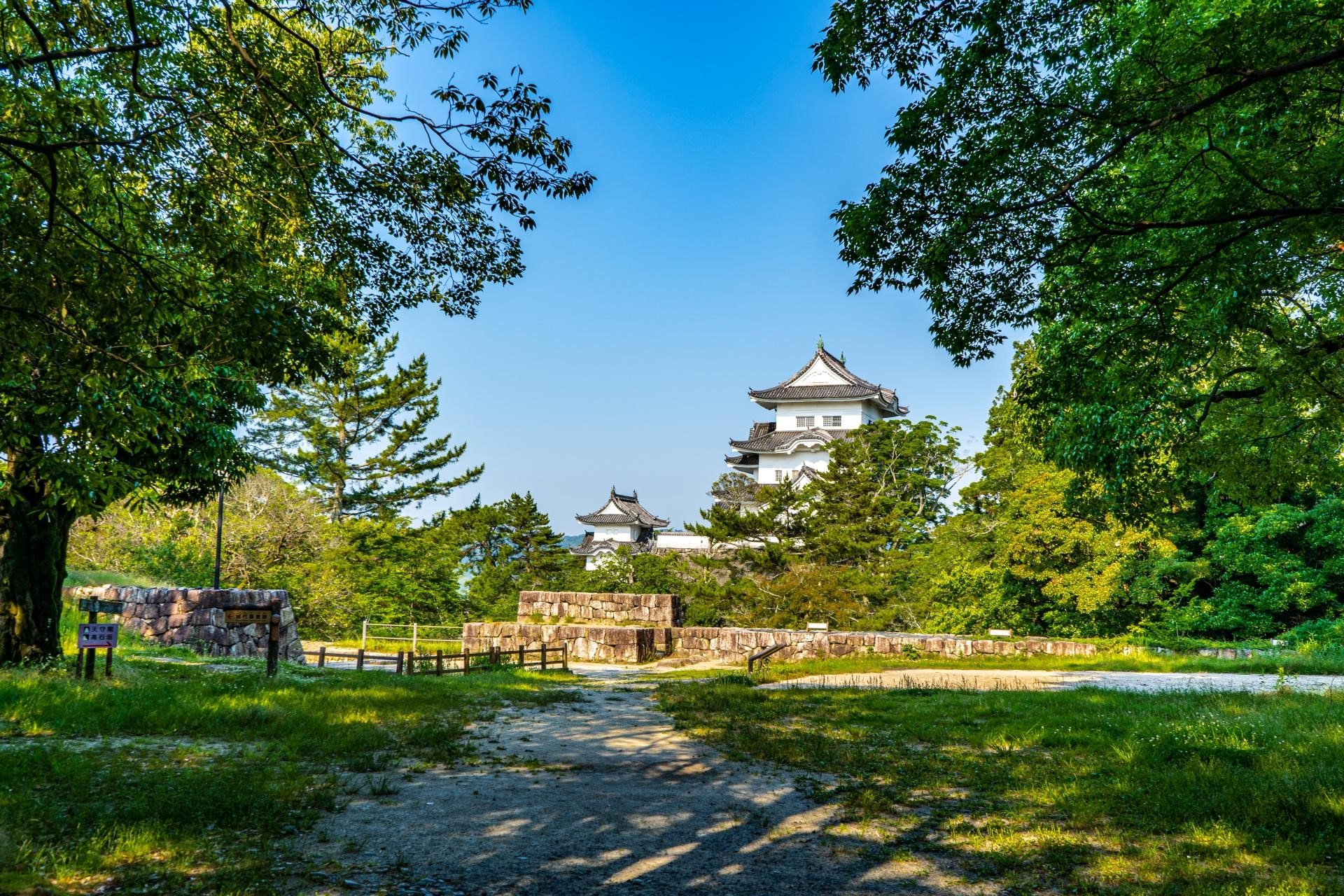 伊賀上野城の風景